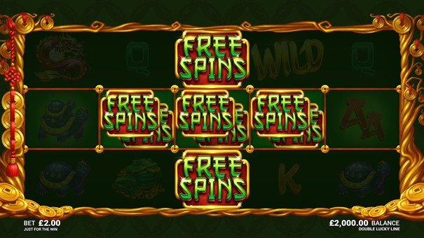 Double Lucky Line slot free spins