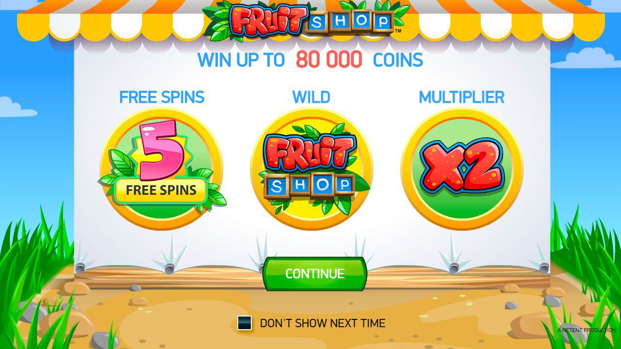NetEnt Fruit Shop slot bonus