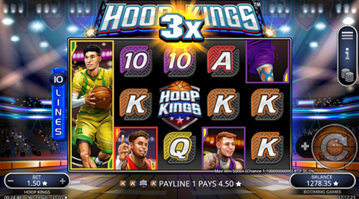 Hoop Kings Slot Features Screenshot