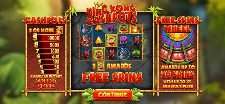 King Kong Cashpots slot