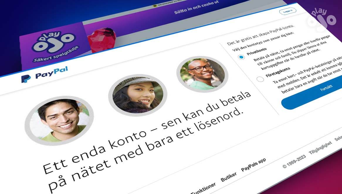 Instruction video of how to setup a personal paypal account and stating that its free