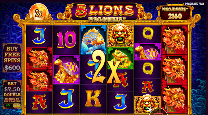 Symboles et multiplicateurs machine à sous Blazing Bison Gold Blitz