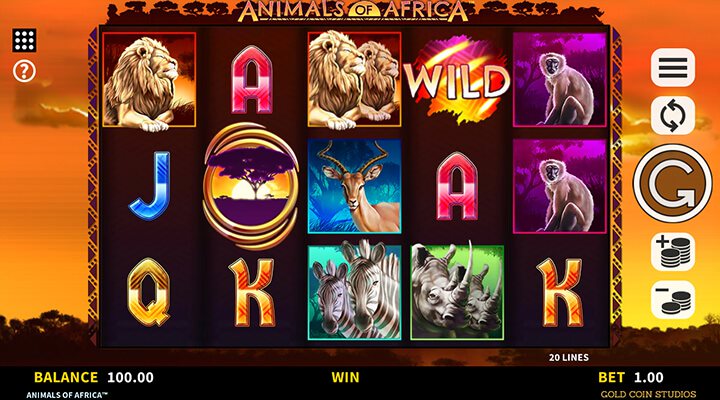 Animals of Africa Slot Screenshot