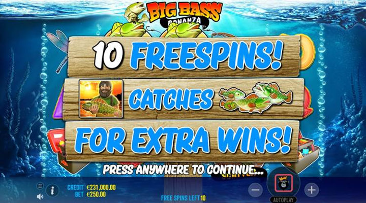Tours gratuits Machine à sous Big Bass Bonanza