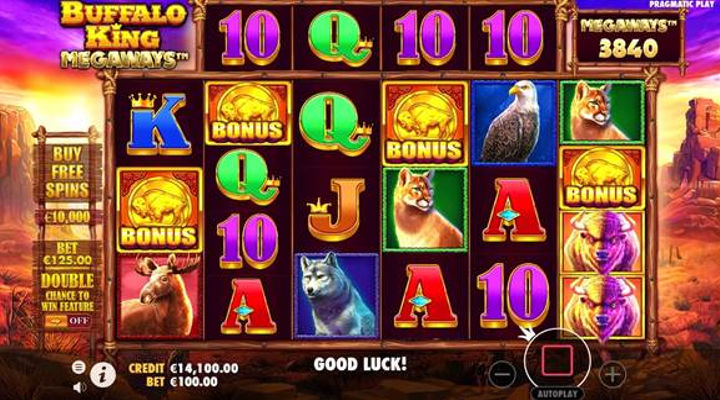 Bonus tours gratuits machine à sous Buffalo King Megaways