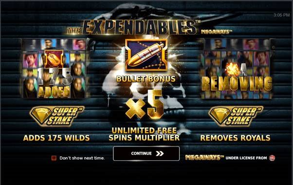 The Expendables Megaways slot