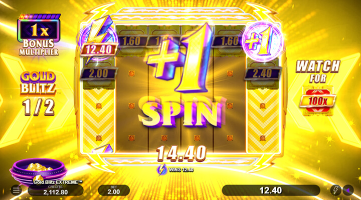 Gold Blitz Extreme machine à sous