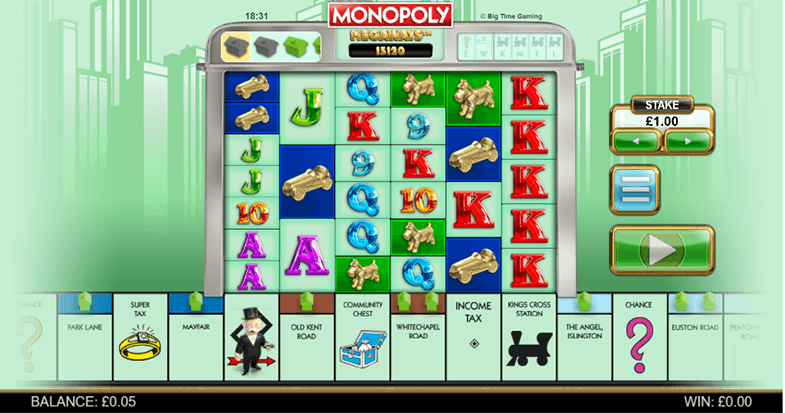 Monopoly Megaways slot