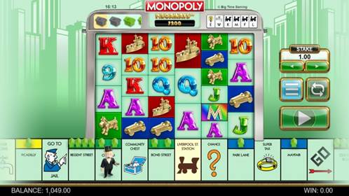 Monopoly Megaways Slot Screenshot