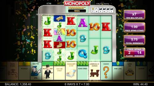 Monopoly Megaways Features Screenshot