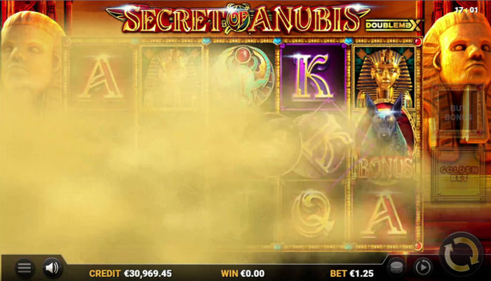 Secret of Anubis DoubleMax Slot Features Screenshot