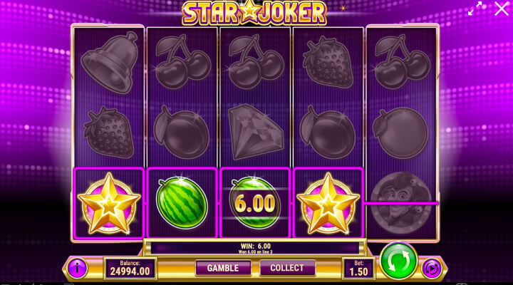 Wild-symbolen ger dig ännu större vinstchans i Star Joker online slot