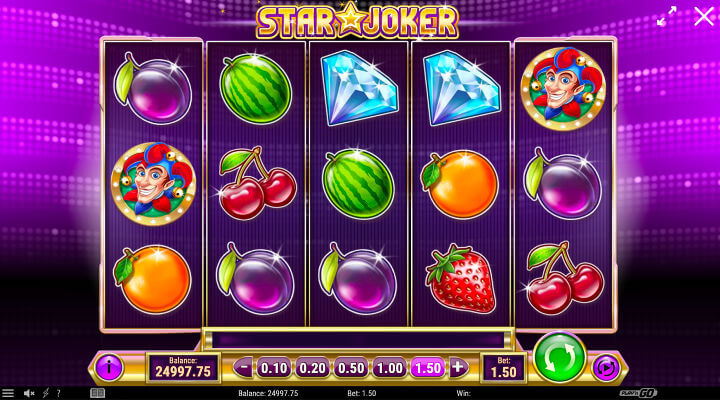 Landa 3 Joker-scatters och bli belönad med Star Joker Free spins 