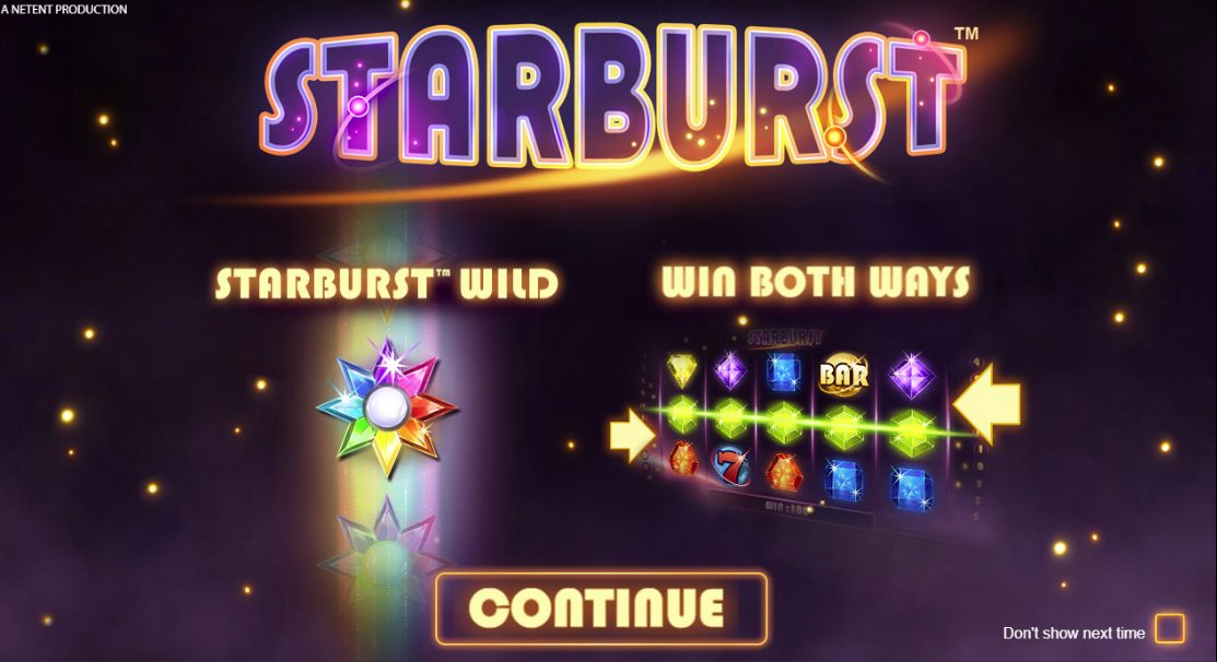 Starburst Slot Screenshot