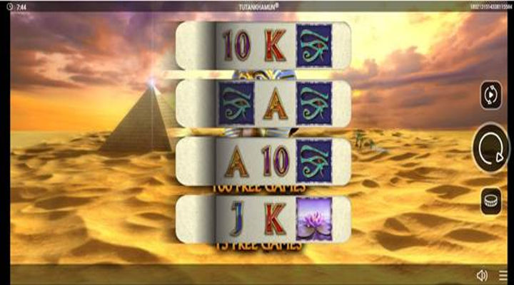 Tutankhamun Deluxe Pull Tab Slot Screenshot