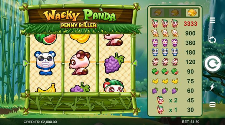 Wacky Panda Slot Screenshot