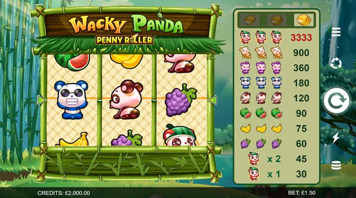 Wacky Panda machine à sous