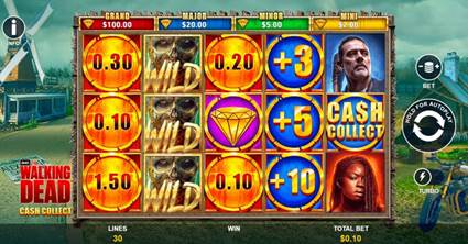 The Walking Dead Cash Collect Slot Screenshot