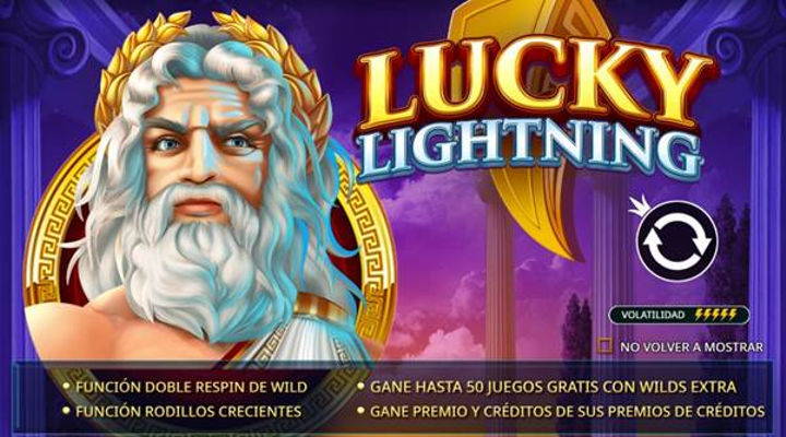 Lucky Lightning gratis online para que juegues a pura emoción.