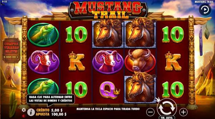 Mustang Trail slot gratis online en Argentina