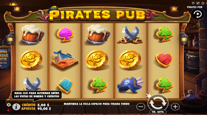 Pirates Pub slot gratis online en Argentina