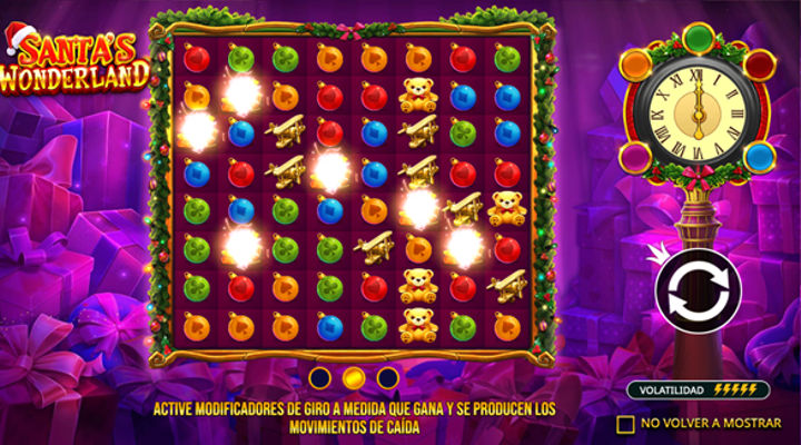 Santa´s Wonderland de Pragmatic Play festeja Navidad con vos.