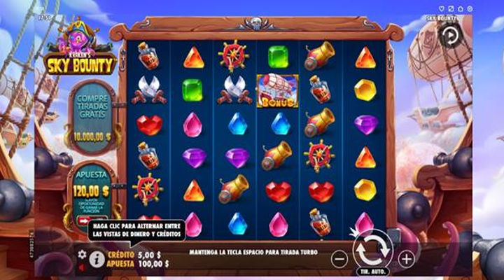 Sky Bounty slot gratis online en Argentina