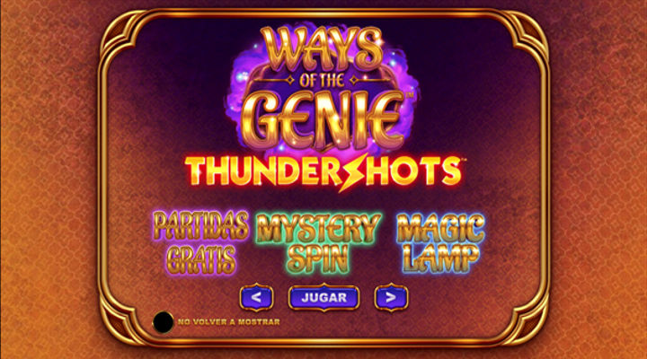 Ways of the Genie Thundershots de Playtech slot gratis online