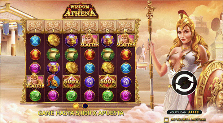 Pantalla de inicio  de Wisdom of Athena