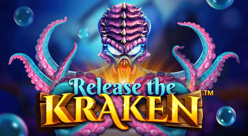 Release the Kraken slot logo