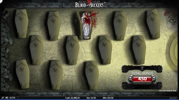 Blood Suckers slot feature