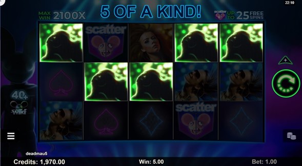 Simbolos de la Slots Deadmau 5