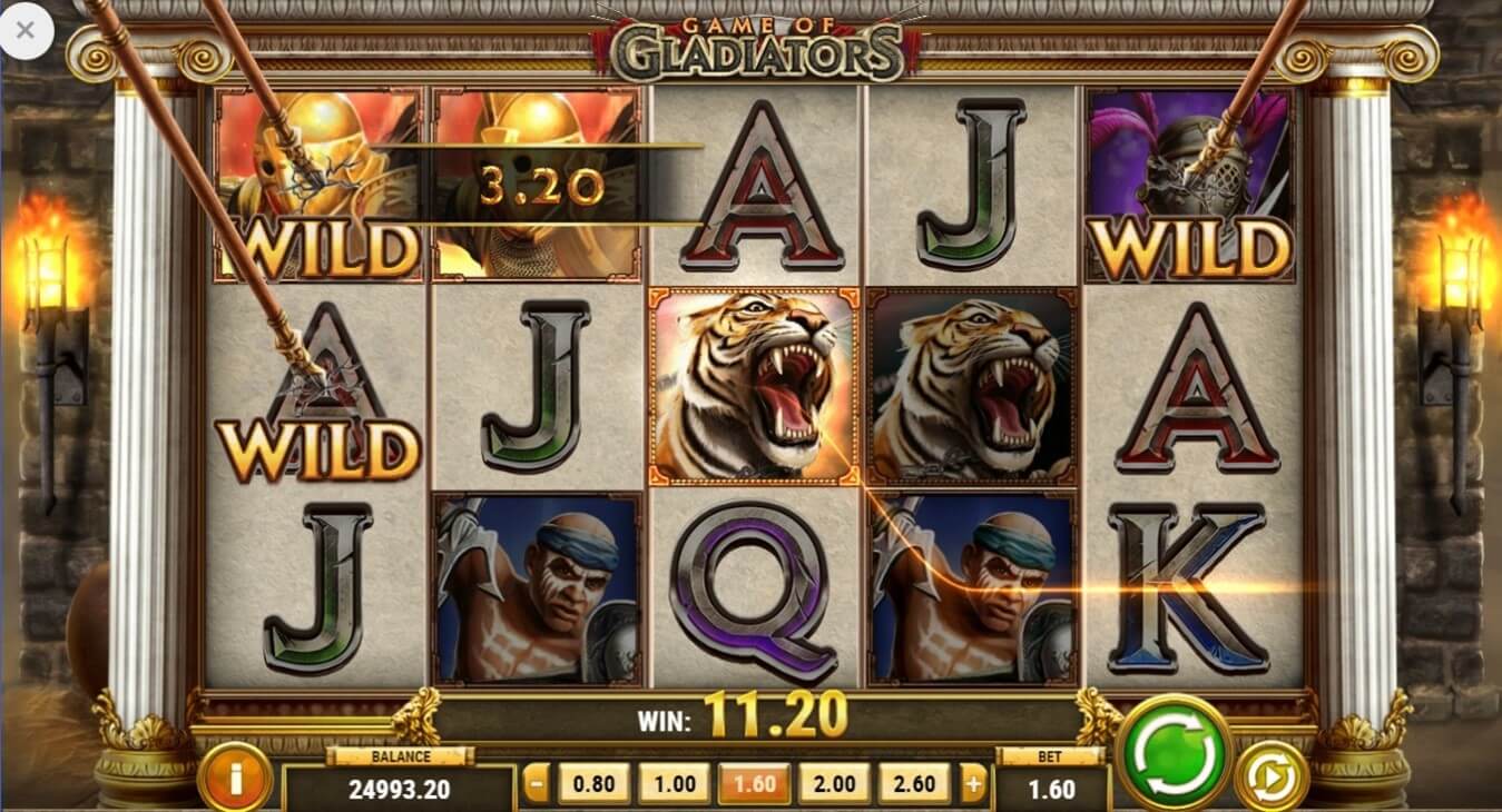 Wild de la Slot Game of Gladiators