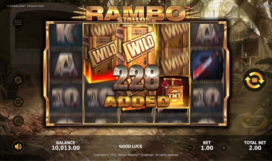 Wild de la Slot Rambo
