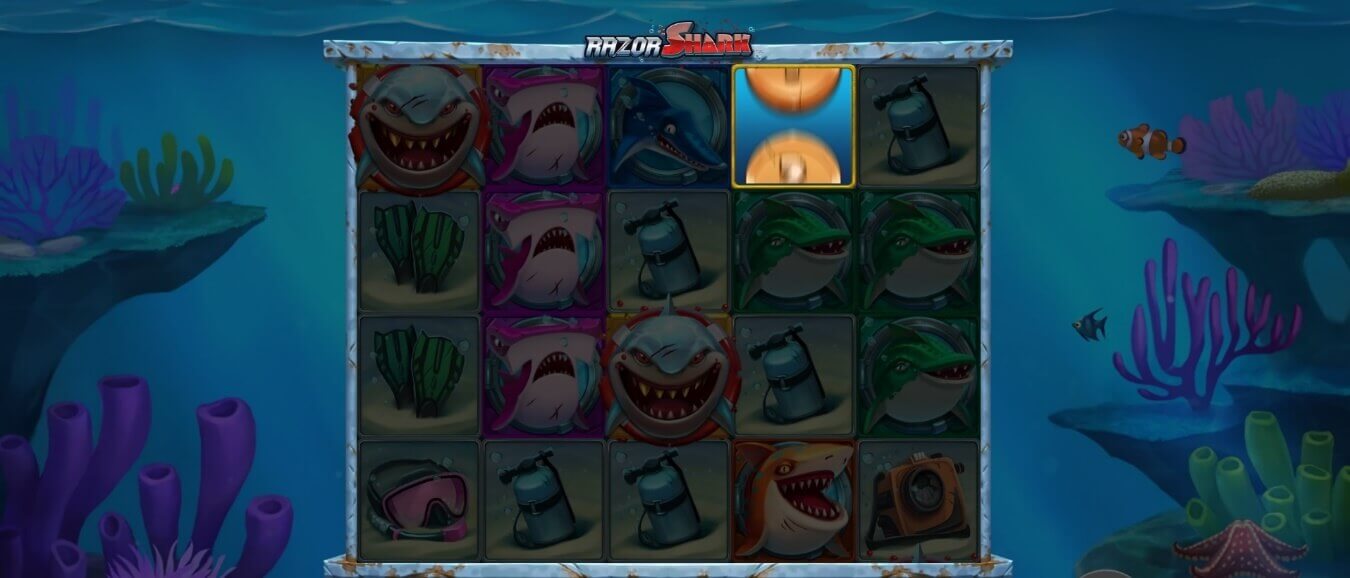 Razor Reveal en el juego Razor Shark