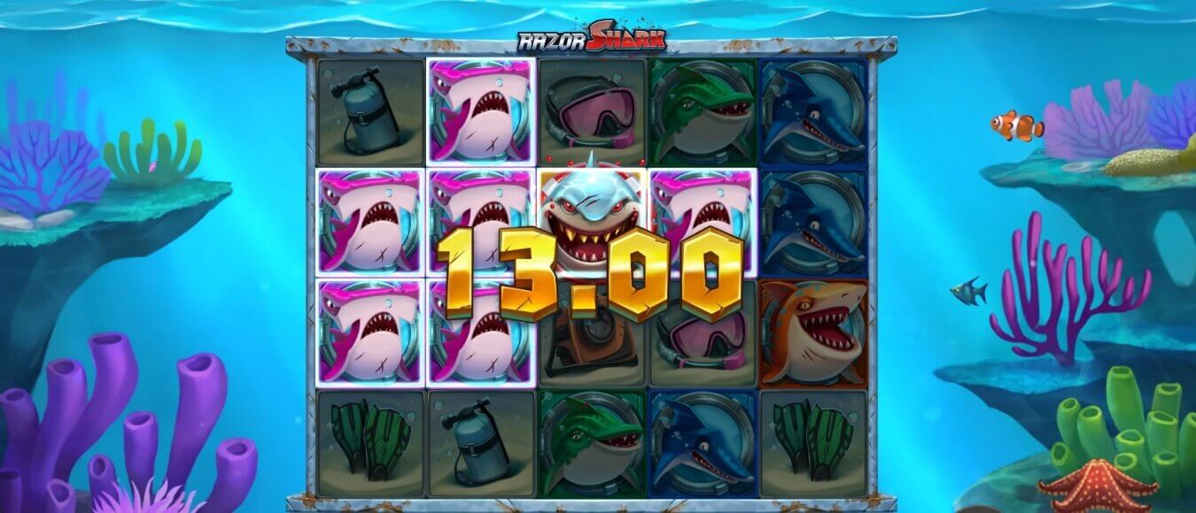 Ganancia alta en juego Razor Shark online