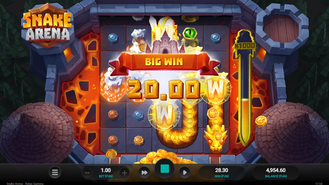 Snake Arena Slot de Relax | Casino Online | PlayUZU