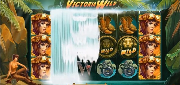 Comodines Cascada de la Slots Victoria Wild