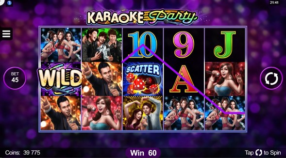 Simbolos Altos Slots Karaoke Party