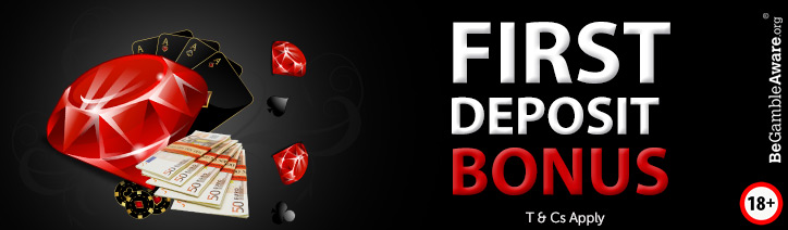 First deposit bonus