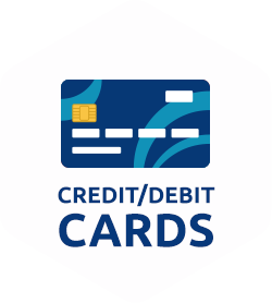 Credit/Debit Cards